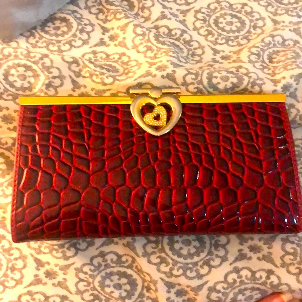 Cute red wallet